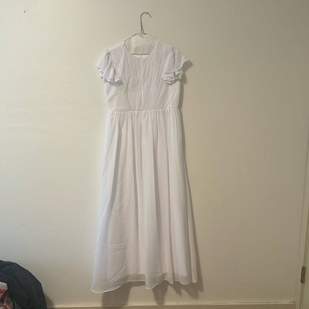 white dress